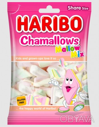 Зефір без глютену Haribo Chamallows Mallow mix Gluten free Marshmallow маршмелло. . фото 1