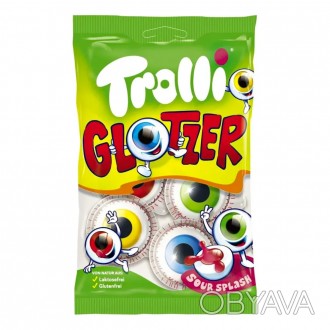 Цукерки жувальні Троллі Очі желейні з кислинкою Trolli Glotzer Sour Splash у фор. . фото 1