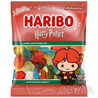 Желейні цукерки Haribo Harry Potter Alohomora Lumos Лумос фруктовий мікс 160г На. . фото 1