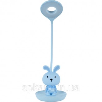 Настольная лампа LED с аккумулятором Bunny, голубой. Харьков. фото 1 Настольная лампа LED с аккумулятором Bunny, голубой. Харьков. фото 1