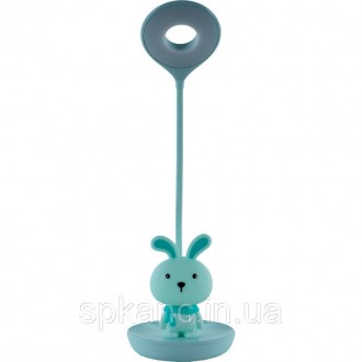Настольная лампа LED с аккумулятором Bunny, зеленый. Харьков. фото 1 Настольная лампа LED с аккумулятором Bunny, зеленый. Харьков. фото 1