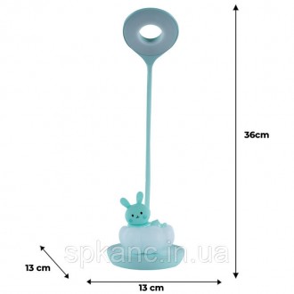 Настольная LED лампа с аккумулятором - это одновременно яркая настольная лампа, . . фото 8