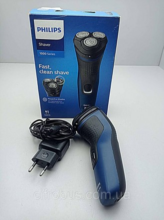 Электробритва PHILIPS Shaver Series 1000 S1131/41
Ощутите гладкое бритье с гибки. . фото 2