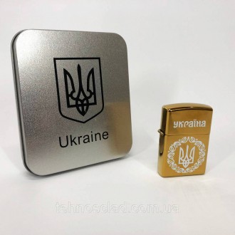 Дугова електроімпульсна запальничка USB Україна (металева коробка) HL-447. PV-14. . фото 11