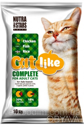 Корм для котів Cat Like Complete 10 кг