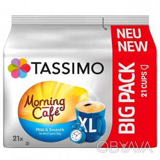 Кофе в капсулах Tassimo Morning Cafe Mild & Smooth XL Кафе Tassimo Morning Cafe . . фото 1