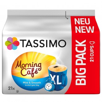 Кофе в капсулах Tassimo Morning Cafe Mild & Smooth XL Кафе Tassimo Morning Cafe . . фото 3