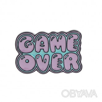 Брошка Game Over – стильний аксесуар, який ідеально доповнить Ваш образ. Вона ви. . фото 1