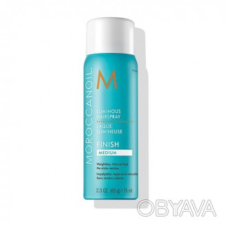 Сияющий лак для волос Moroccanoil Luminous Hair обеспечивает среднюю фиксацию. Р. . фото 1