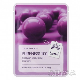 Тканевая маска для лица Tony Moly Pureness 100 Collagen Mask Sheet с экстрактом 