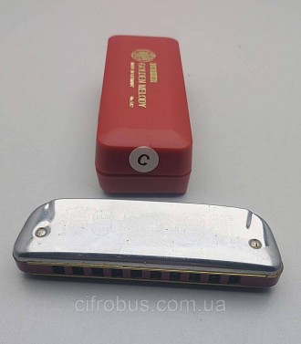 Губна гармошка Б/У Hohner Golden Melody 542/20 С. . фото 6 Губна гармона Hohner Golden Melody 542/20 С
Внимание! Комісійний товар. Уточнюйт. . фото 6