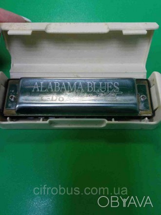 Губна гармошка Б/У Hohner 502/20 C Alabama Blues. . фото 1 Губна гармошка початкового рівня з міцним пластиковим корпусом і пластинами з яз. . фото 1