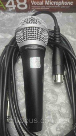 Shure PGA48-XLR-E — це кардіоїдний вокальний мікрофон із вимикачем. Мікрофон ком. . фото 5