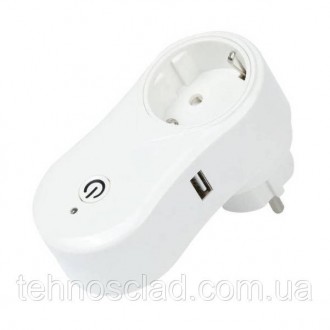  Вай-Фай розетка з USB CR-314 Wi-Fi socketWiFi socket – Вай-Фай розетка з USB з . . фото 3