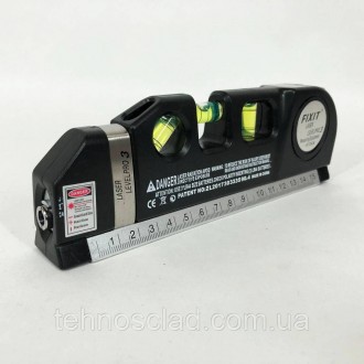 Лазерний рівень Laser Level Pro 3 з DC-701 вбудованою рулеткою. Кам'янське. фото 1 Лазерний рівень Laser Level Pro 3 з DC-701 вбудованою рулеткою. Кам'янське. фото 1