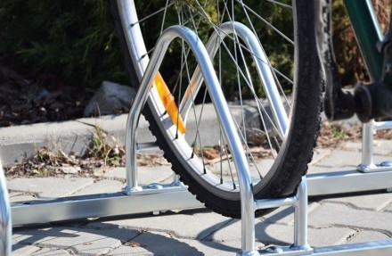 Двусторонняя парковка для велосипедов ECHO-10. Подходит для всех типов и размеро. . фото 4