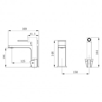 Змішувач для раковини Qtap Gemini QTGEM272CRM45689 Chrome - це стильне та функці. . фото 17