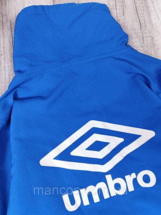 Мужская олимпийка Umbro синего цвета. без подкладки, застёжка молния, два боковы. . фото 8