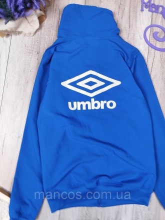 Мужская олимпийка Umbro синего цвета. без подкладки, застёжка молния, два боковы. . фото 7