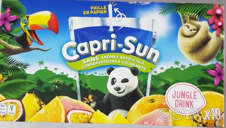 Сік Capri-Sun - це натуральний сік німецького виробництва, в який не додають шту. . фото 1