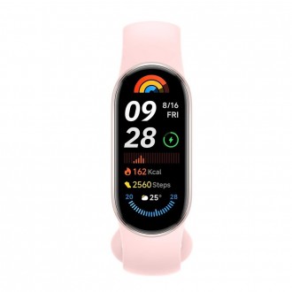 Фітнес-браслет Xiaomi Smart Band 9 - стильний та компактний смарт браслет. яка в. . фото 5