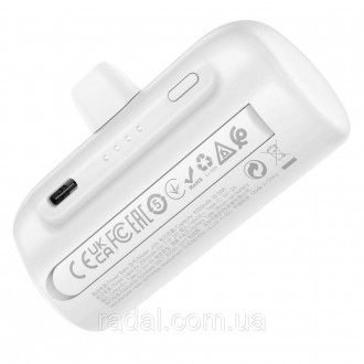 Power Bank Hoco J106 Pocket - це кишеньковий зовнішній акумулятор, розроблений з. . фото 6