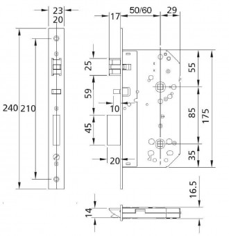 Карточный универсальный замок TESA SPY V3 VECTOR ISO 15693 P 2UB4 STD матовая не. . фото 5