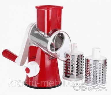 Овочерізка ручна Tabletop Drum Grater Kitchen Master. Терка, шатківниця, подрібн. . фото 1