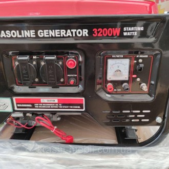 Бензиновий генератор мідна обмотка Gasoline Generator 3.3кВт 4-х тактний електро. . фото 4