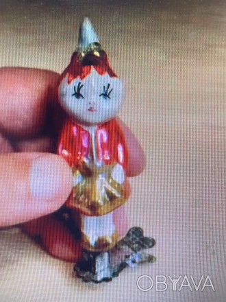 Елочная игрушка Редиска из Чиполлино СССР