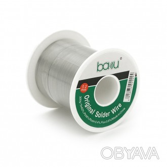 Опис: Припій BAKKU дротяний Solder wire BK 0.2*300G A DIA 0,2mm (250g) являє соб. . фото 1