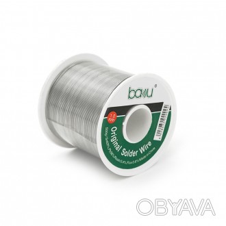 Опис: Дротовий припій BAKKU Solder wire BK 1.0*500G A DIA 1,0mm (500г)Характерис. . фото 1