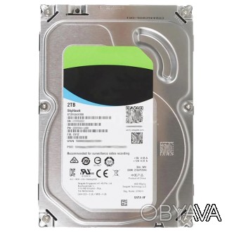 Тип жорсткого диска HDD; Формат HDD: 3.5"; Об'єм жорсткого диска: 2Тб; Швидкість. . фото 1