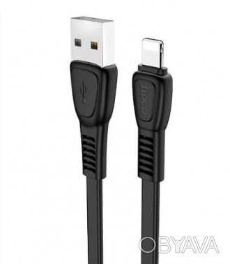 Опис:Кабель Hoco X40 Lightning-USB, Black призначений для підключення пристроїв . . фото 1