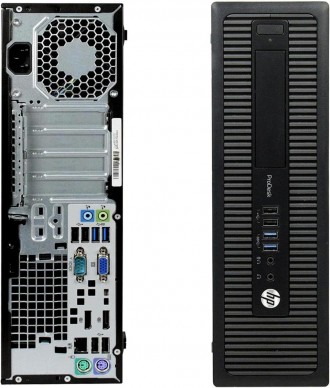 Б/В Системний блок HP ProDesk 600 G2 / SFF / Intel Core i3-6100 / 8GB DDR4 / no . . фото 4