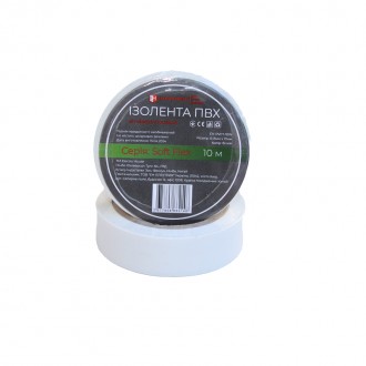 Изолента ПВХ Soft Flex 10 м, белый . Кривой Рог. фото 1 Изолента ПВХ Soft Flex 10 м, белый . Кривой Рог. фото 1