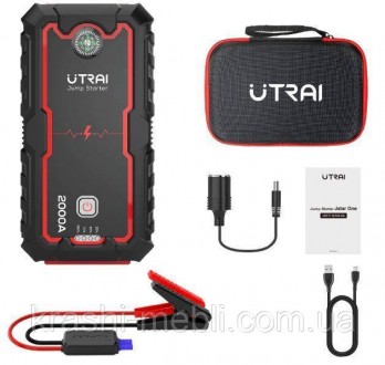 Пусковий зарядний пристрій для авто GUT jump starter UTRAI 2000AПусковий зарядни. . фото 3