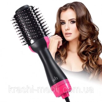 Фен щітка One Step Hair Dryer & Styler/Професійний фен для укладання волосся/Ста. . фото 9