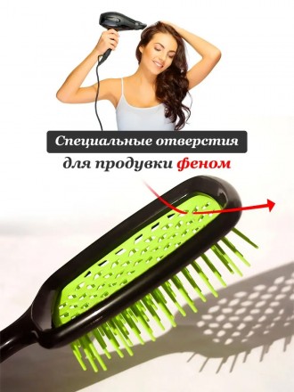 Расческа для волос Superbrush Plus Hollow Comb станет вашим незаменимым помощник. . фото 3