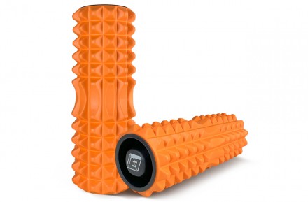 Роллер EasyFit Grid Roller v1.2 длиной 33 см с заглушками - это идеальный вариан. . фото 4