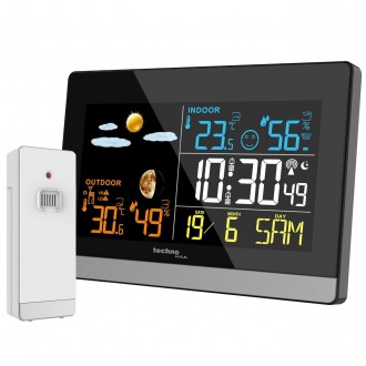 Метеостанция домашняя Technoline WS6455 Black/Silver, WS6455. Кременчуг. фото 1 Метеостанция домашняя Technoline WS6455 Black/Silver, WS6455. Кременчуг. фото 1