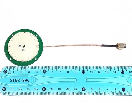 Антенна GPS L1, BDS B1, Glonass L1, Galileo E1 28dBi, SMA-male RG 178, высокоточ. . фото 3