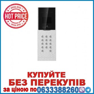 DS-KD8023-E6 – кольорова багатоабонентська панель для виклику внутрішніх домофон. . фото 2