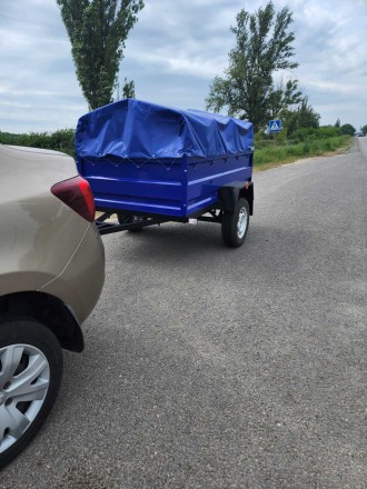 Новий причіп легковий 200х130х40 від виробника "дніпро". Краматорск. фото 1 Новий причіп легковий 200х130х40 від виробника "дніпро". Краматорск. фото 1