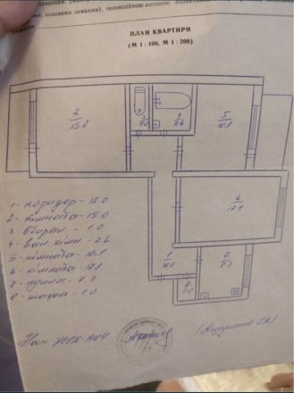 Чудова простора тепла квартира, в якій ви можете зробити ремонт своєї мрії. З пр. . фото 3