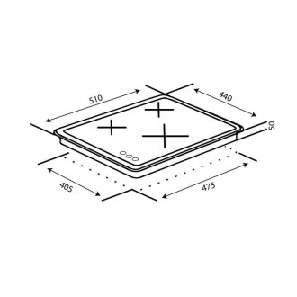 Газовая варочная поверхность VentoLux HG430-L3 CEST (X)
Компактный размер &ndash. . фото 5