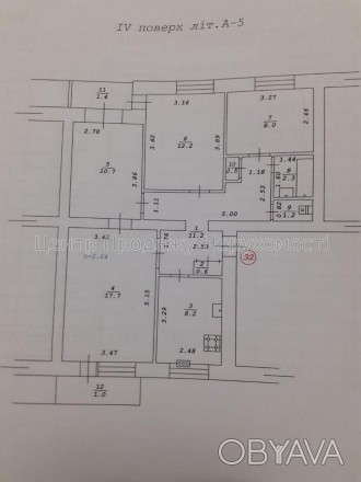 
Продаж 4-х кімнатної квартири 75 кв.м. Проспект Миру 13, 4й поверх, місто Кроле. Сырец. фото 1