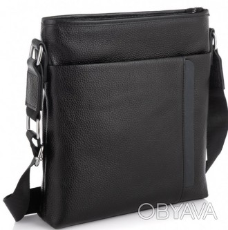 Мужская сумка из натуральной кожи Tiding Bag черная A25F-9913-3A
Описание: 
	Муж. . фото 1