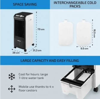 Запчасти портативный охладитель - вентилятор oneConcept MCH-1 v2 10029739. . фото 3 Продам оригинальные б/у запчасти на портативный охладитель - вентилятор oneConce. . фото 3