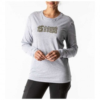 Жіноча футболка на довгий рукав 5.11 Women's Sticks And Stones Long Sleeve Tee 69203 Medium, Heater Grey. Дрогобич. фото 1 Жіноча футболка на довгий рукав 5.11 Women's Sticks And Stones Long Sleeve Tee 69203 Medium, Heater Grey. Дрогобич. фото 1